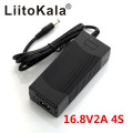 LiitoKala 4S 16.8V 2A Lithium-ion battery pack Universal Fast charger AC DC5521 Desktop type Power Supply Adapte