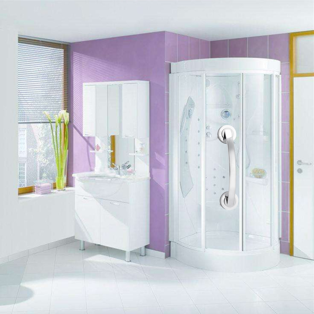 High Composite Material Super Shower Bath Safety Handle Suction Cup Handrail Grab Bathroom Grip Tub Shower Bar Rail Non-slip