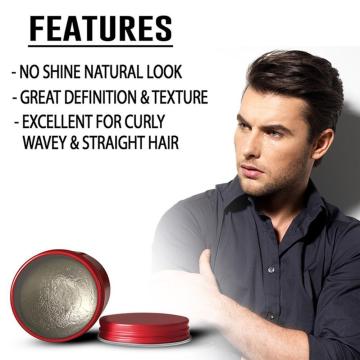 100g Men Styling Molding Paste Cream Hair Gel Makeup Clay Wax Tools Styling Hair Lasting Hairstyle Matte Natural TSLM1 Hair C1S9