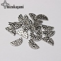 Zinc Alloy Retro Half Round Connectors Charms 15*7MM 20pcs/lot For DIY Necklace Earrings Connectors Accessories