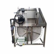 Microfilter drum filter for industrial wastewater treatment