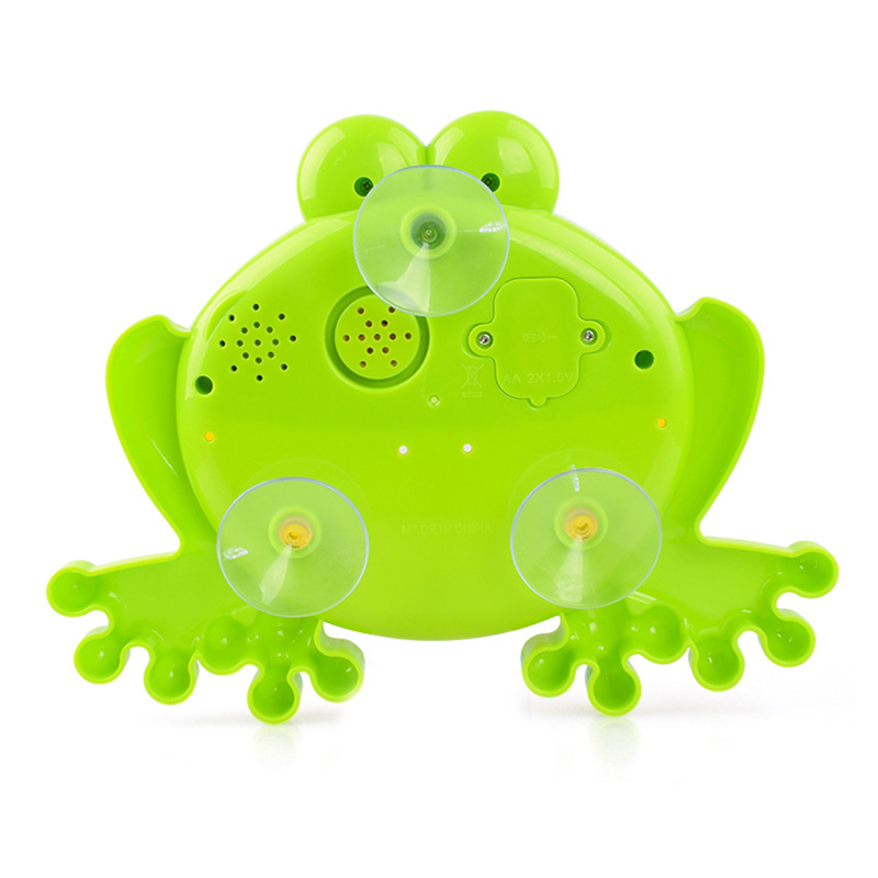 Music Frog Bubble Maker Automated Spout Bubble Machine Kids Fun Bathing Gift Baby Bathroom Toy For Children Outdoor Fun & Sports