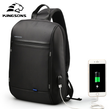 Kingsons 13 inch Waterproof Single Shoulder Laptop Backpack for Men and Women Daily Using for teenagers Computer Travel Business
