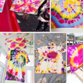 DIY Clothing Tie Dye Kit Colorful Decorating Pigment Non Toxic Accessories Art Fabric Spiral Permanent Craft Textile Paints