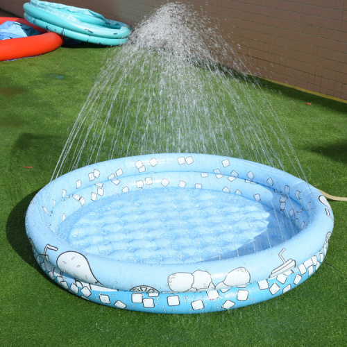 Outdoor sprinkle splash play pool Inflatable Kids Pool for Sale, Offer Outdoor sprinkle splash play pool Inflatable Kids Pool