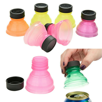 6Pcs Wine Stopper Leak Free Wine Bottle Cap Fresh Keeping Sealers Beer Beverage Closures Bar Accessories Soda Cap Bottle Top Lid