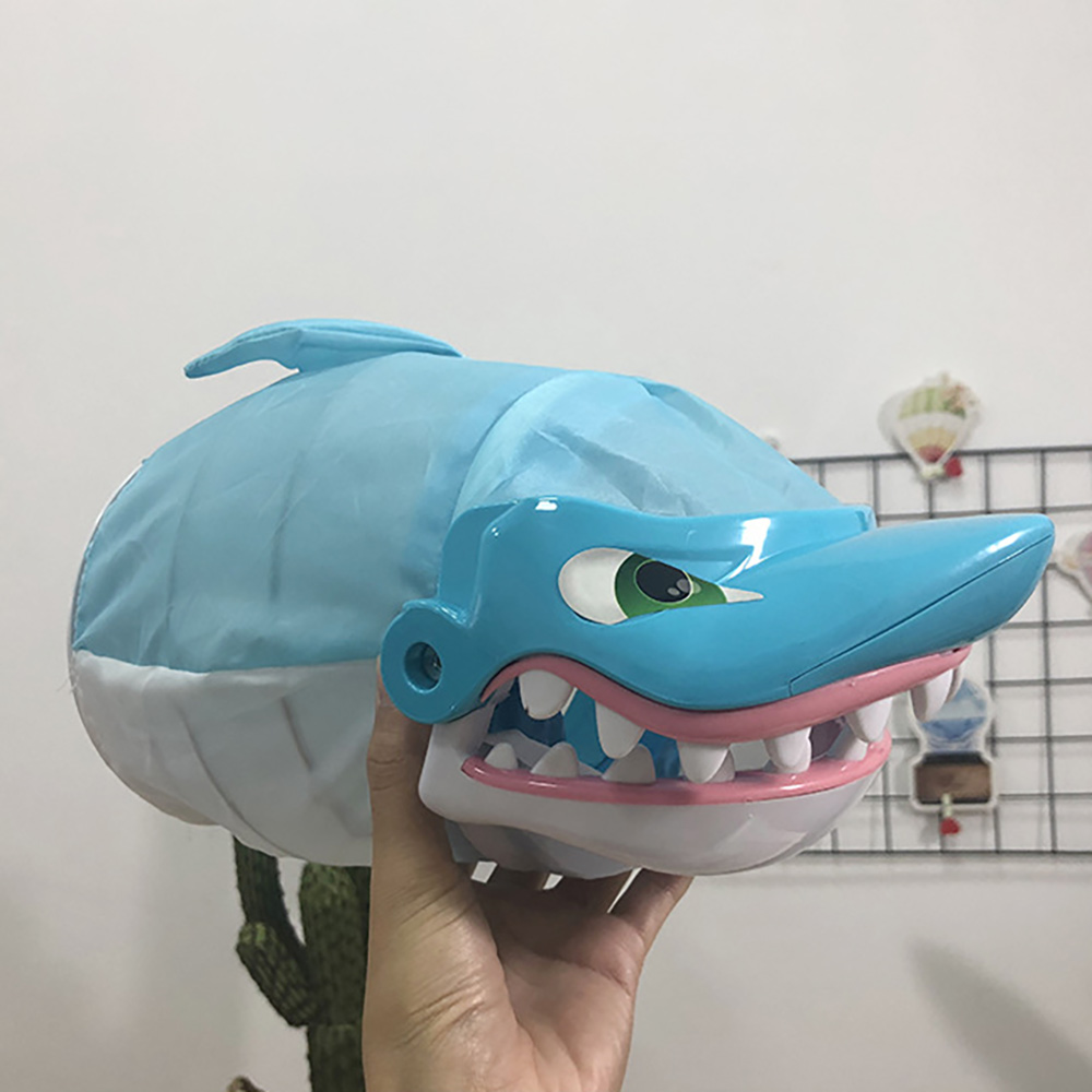 Children Desktop Educational Fishing Toy Fun Thrilling Biting Great White Shark Game Parent-child Interactive Desktop Toy