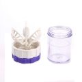 New style Manually One Plastic Contact Lens Cleaner Washer Cleaning Lenses Case Tool