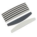 5pcs/lot Black White Boat Nail File Blocks 180/240 Double-sided Lime a Ongle Nail Polish Sanding Professional Manicure Tools