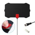 BEESCLOVER TV Antenna Flat Indoor Free Digital 1080P 200 Mile Range Antenna HDTV Skywire 4K Antena Aerial for tv r25