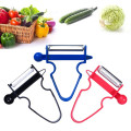 3pcs/lot Magic Slicer Shredder Peeler Julienne Cutter Peel Stainless Steel Blade Zesters Kitchen Tools Magic Trio Peeler Set