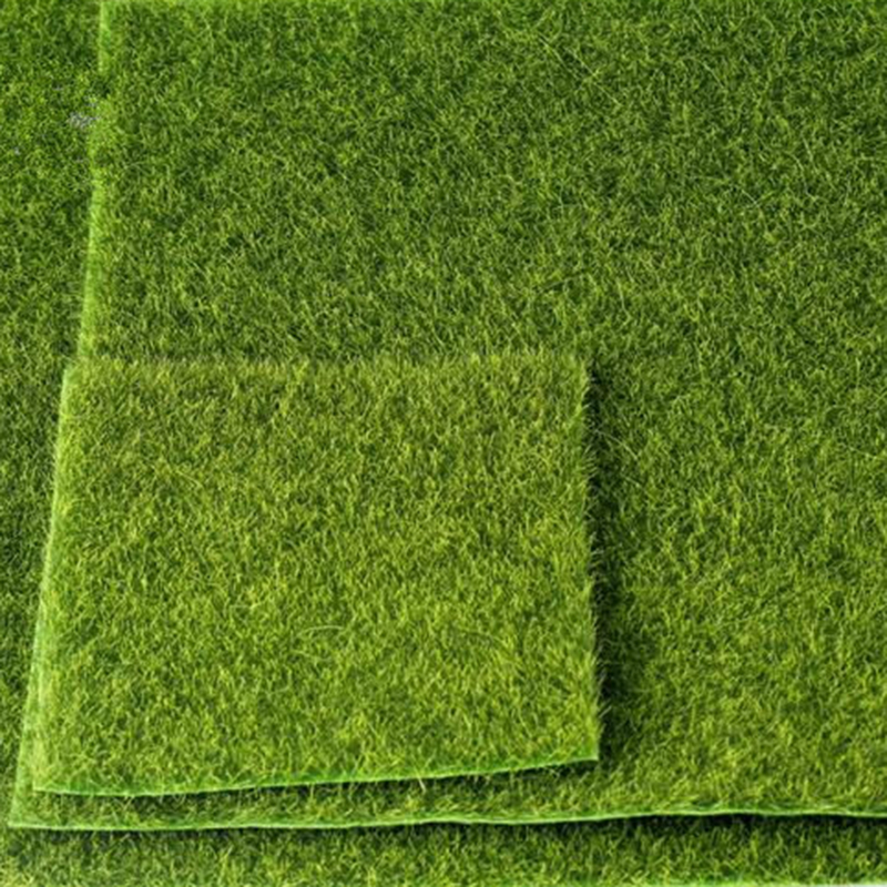 30X30CM Artificial Grass Carpet Real Touch Artificial Plants Lawn Moss Fake Grass Mat Farmhouse Decor