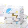 25cm*50cm Muslin Cotton Baby Towels Scarf Swaddle Bath Towel Newborns Handkerchief Bathing Feeding Face Washcloth Wipe