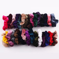 36 Colors Soft Velvet Hair Scrunchie Elastic Hair Bands Solid Color Women Girls Ponytail Holder Hair Rope Gum Hair Accessories