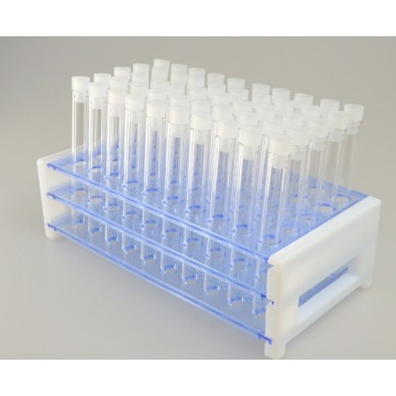 16x150mm Plastic Test Tube Kit With Cap And Rack 6-Inch 20ml 50 tubes Clear Like Glass Wedding Favor Party Show --Single