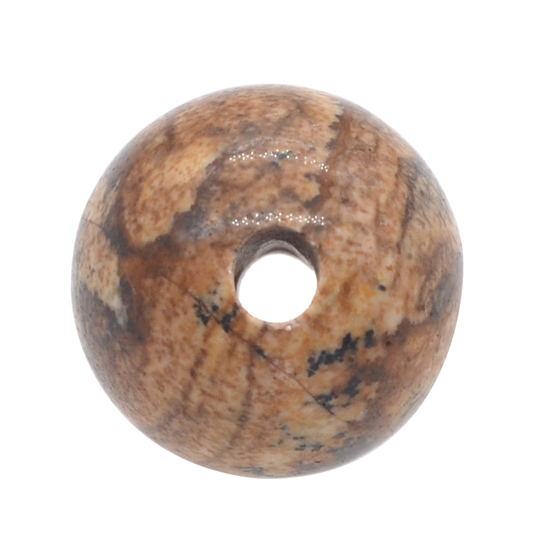 Picture Jasper 8MM Stone Balls Home Decoration Round Crystal Beads