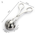 Kitchen Meatball Maker Stainless Steel Stuffed Meatball Clip DIY Fish Meat Rice Ball Ice Cream Mold Household Meat Poultry Tool