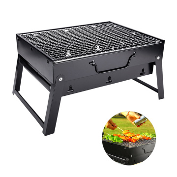 Folding Bbq Grill Portable Barbecue Charcoal Grill Wire Meshes Tools For Outdoor Camping Cooking Picnics Hiking