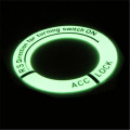 CARLOB 3D Car Styling Glow Key Ring Hole Sticker Luminous Ignition Switch Cover Motorcycle Decal Circle Light Decoration