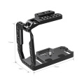 SmallRig BMPCC 4K / BMPCC 6K Camera Cage Half Cage for Blackmagic Design Pocket Cinema Camera 4K / 6K Feature w/ Nato rail 2254