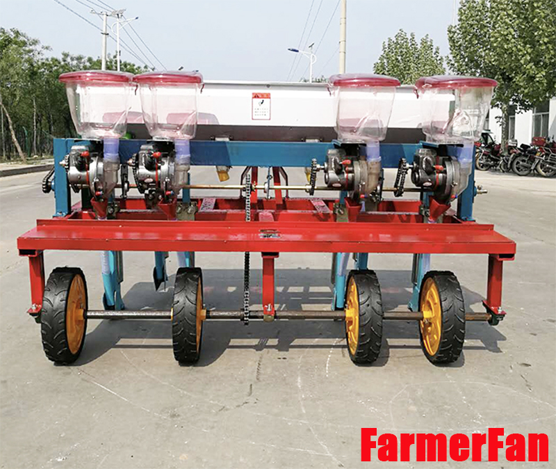 6-row soybean planter, four wheels tractor driven, multifunctional corn and soybean precision planter, sorghum planter