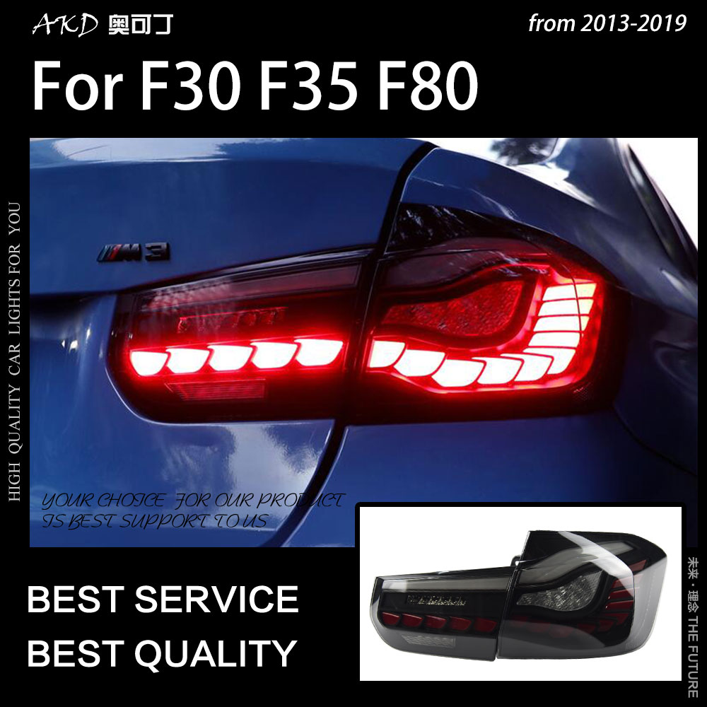 Car Styling for F30 Tail Lights 2013-2019 F35 LED Tail Lamp M4 Design led tail light 320i 325i LED DRL Signal auto Accessories