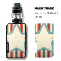 Star Skull Leaf Punk Umbrella Stylish Simple Film Case Vape Sticker Skin for Voopoo Drag Mini E Cigar