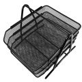 Deli File trays three layers file box data box office desk office supplies metal document