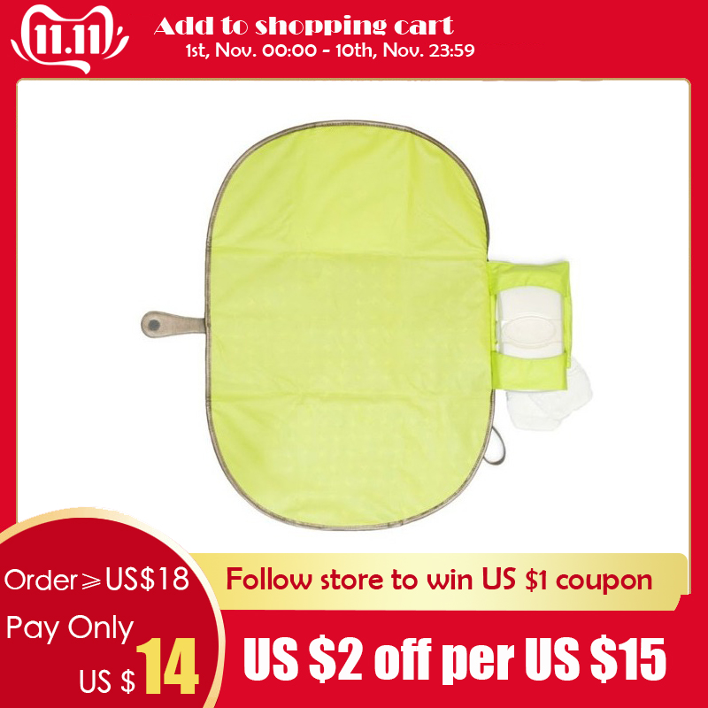 Waterproof Portable Baby Diaper Changing Mat Nappy Changing Pad Travel Changing Station Clutch Baby Care outdoor Hangs Stroller