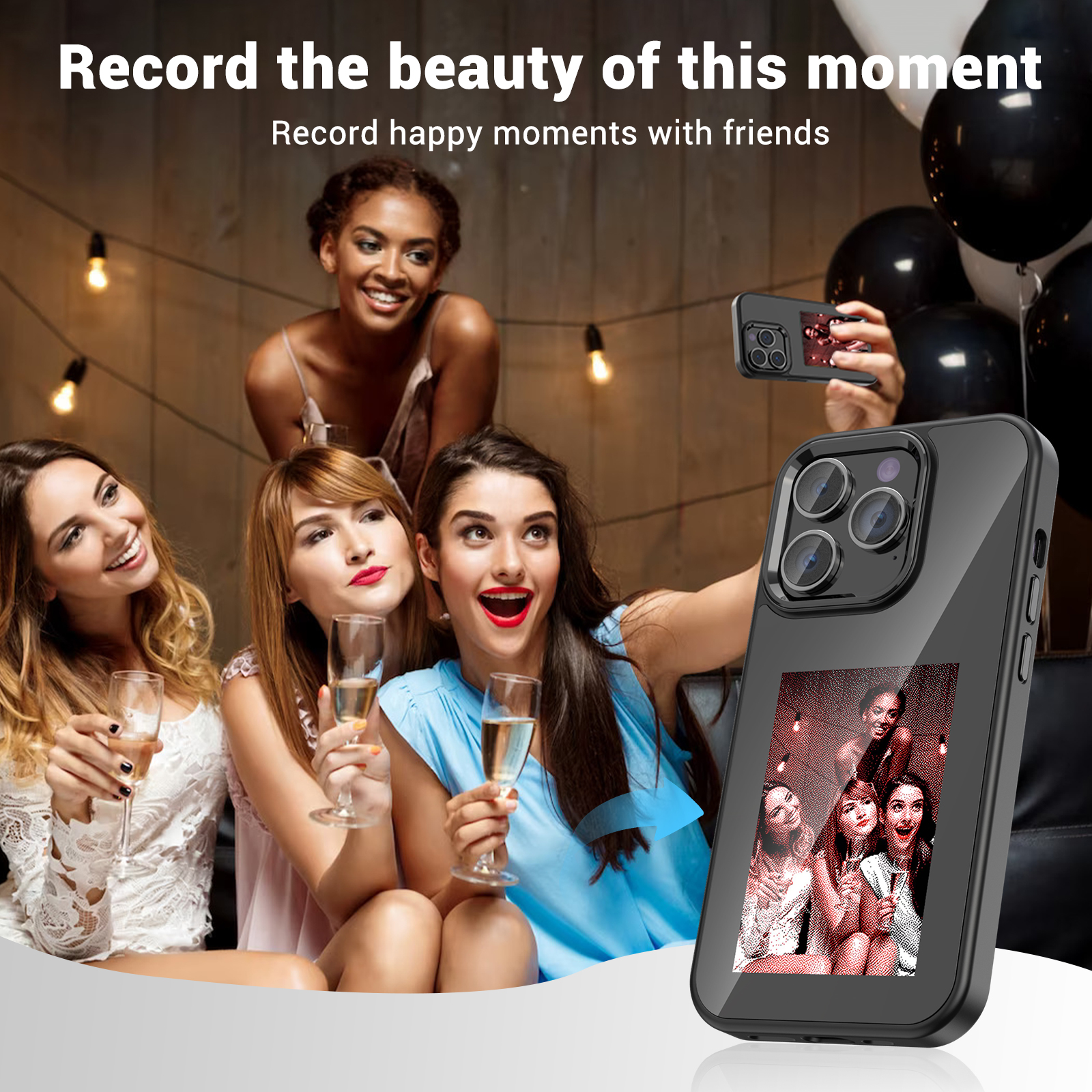 E-ink Screen Phone Case