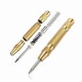 Anti-slip Automatic Centre Punch Tool Stainless Steel Drill Tool Spring Loaded Marking Hole Tool Wood Press Dent Marker