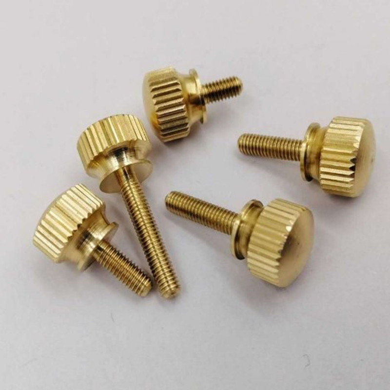 10PCS M3 M4 M5 M6 Hand Tighten Brass Knurled Screws Copper Twist Knurled bolts Computer Chass Bolt Thumb Screw