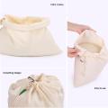 Cotton Drawstring Bag Eco-friendly Flour Bag Rice Bread Bag Pure Cotton Shopping Bag Linen Drawstring Storage Bags