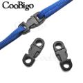 12pcs Colorful 2 Hole 5mm Safety Clasp Straight Side Release Buckle For Necklace Paracord Bracelet Dog Collar Rope Accessories