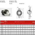 2x 8/10/12/15/17/20 Zinc Alloy Diameter Bore Bearing Pillow Block Flange KFL08 KFL000 KFL001 KFL002 KFL003 KFL004 KFL005 KFL007