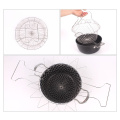 Stainless Steel Foldable Multi-function Drain Basket Frying Basket colander Strainer sieve Kitchen Cooking Tools Accessories