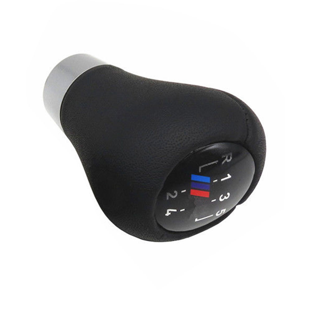 Economic 5 Speed Leather Universal Car Shifter Lever Gear Shift Collars Transmission Truck Parts Car Accessories