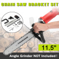 Drillpro Upgrade Electric Saw Parts 11.5 Inch M10/M14/M16 Chainsaw Bracket Changed 100 125 150 Angle Grinder Into Chain Saw