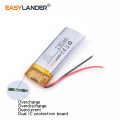 10pcs /Lot 551040 190mah 3.7v lithium Li ion polymer rechargeable battery brand MP3 MP4 Battery Bluetooth mouse battery camera