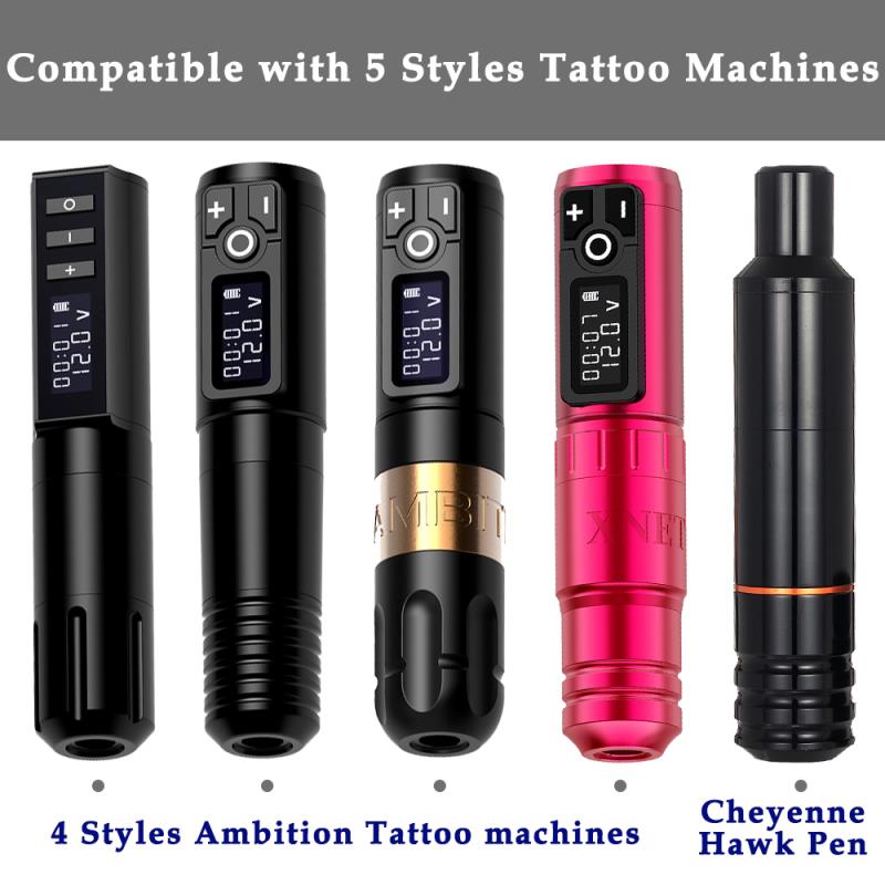 Ambition 25 pcs Disposable tattoo grip compatible with hawk pen and sol nova unlimited equipment Accessories