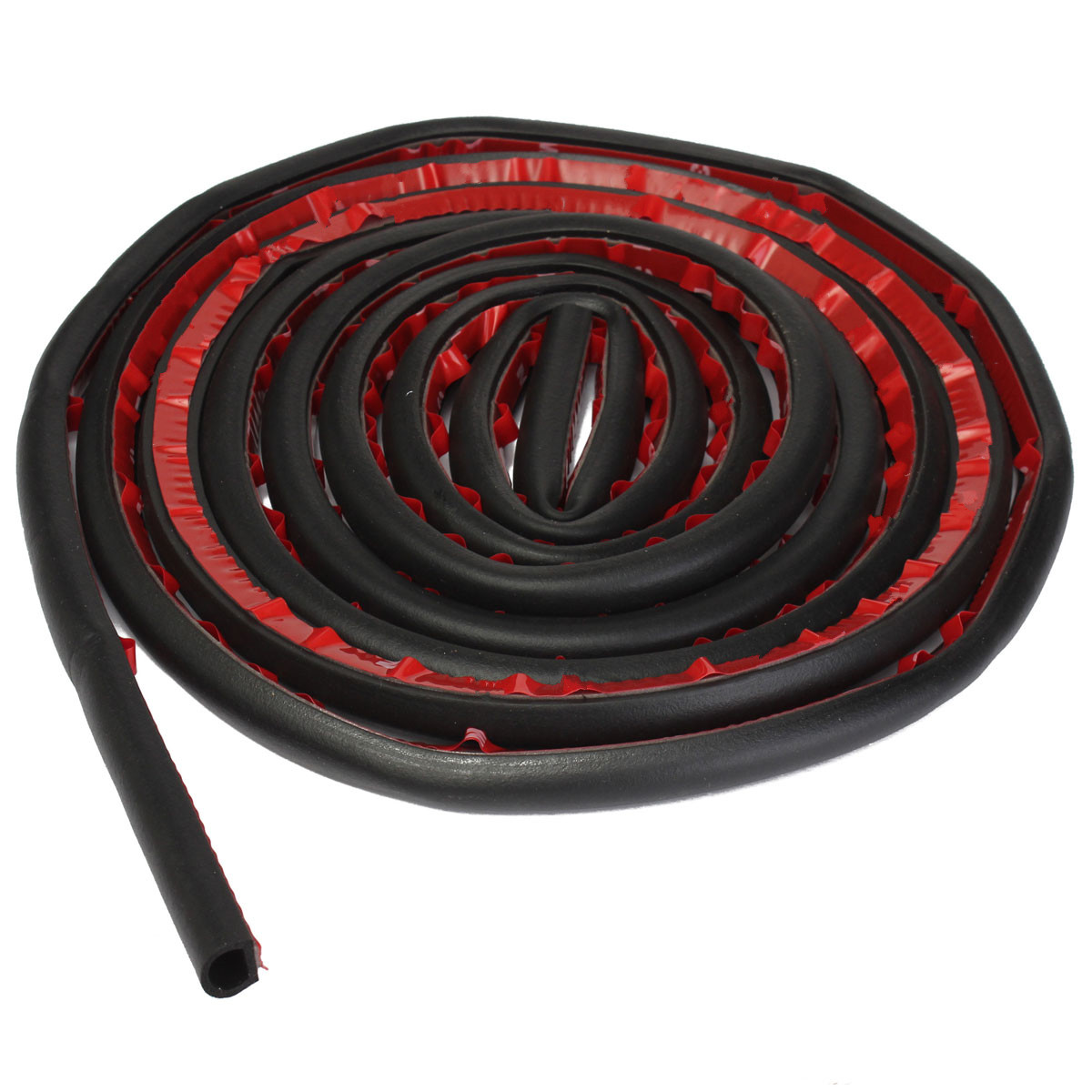 4M Large/Small D-shape Car Rubber Seal Sound Insulation Car Door Sealing Strip Weather Strip For Engine Hood Car Boot