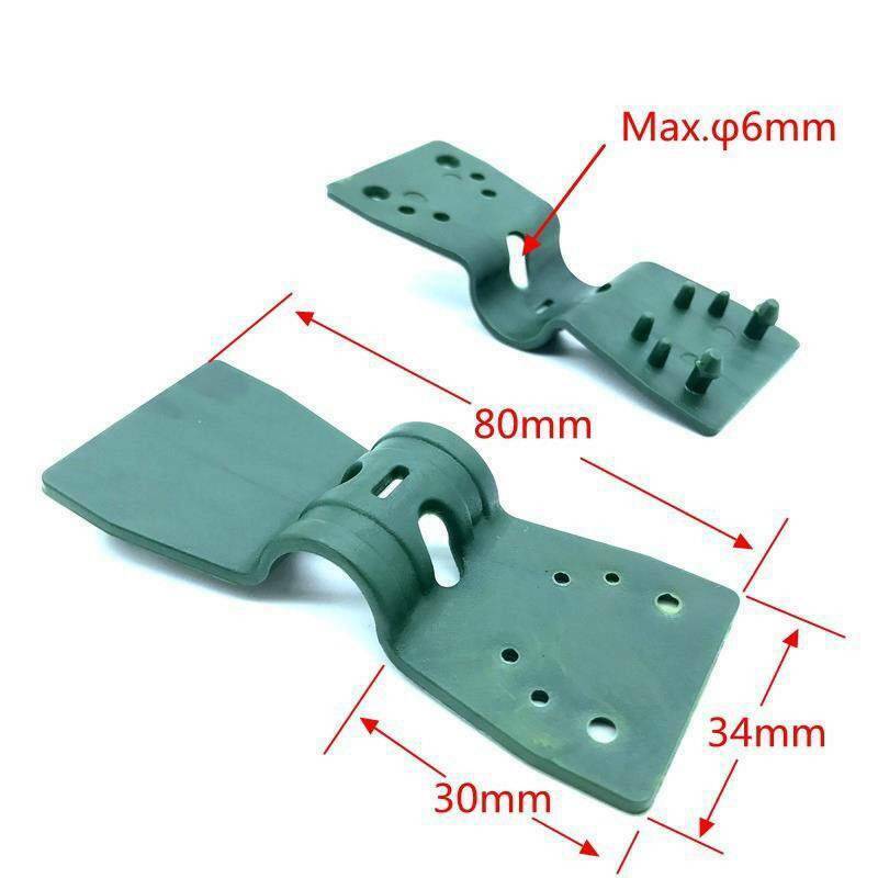 50 Pcs Plastic Clips UV Fasten Shade Cloth Privacy Screen Poultry Net Clips