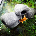 Cichlid Stone Aquarium Fish Tank Pond Ornament Decoration Shrimp Breeding Rock Cave Ceramic Stones Akvaryum