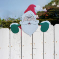 Santa Claus Fence Peeker Christmas Decoration Outdoor Festivity To The Occasion Christmas Decorations for Home New Years