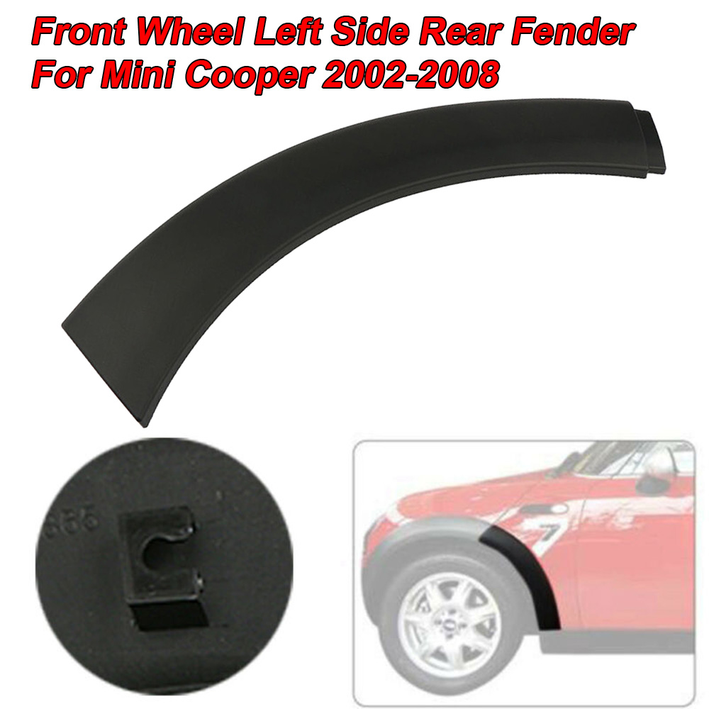 car Arch Cover Front Wheel Left Side Rear Lower Fender Arch Cover Trim For Mini Cooper 02-08 to reduce air resistance Auto parts