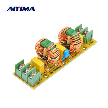 AIYIMA 18A EMI Power Filter Board AC Power Filter Power Supply Anti-interference For Speaker Amplifier Diy