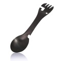 Multi Function Camping Knife Fork Spoon Picnic Gadget Utensil Knife Spoon Fork Bottle Can Opener 5 in1 Stainless Steel Spork