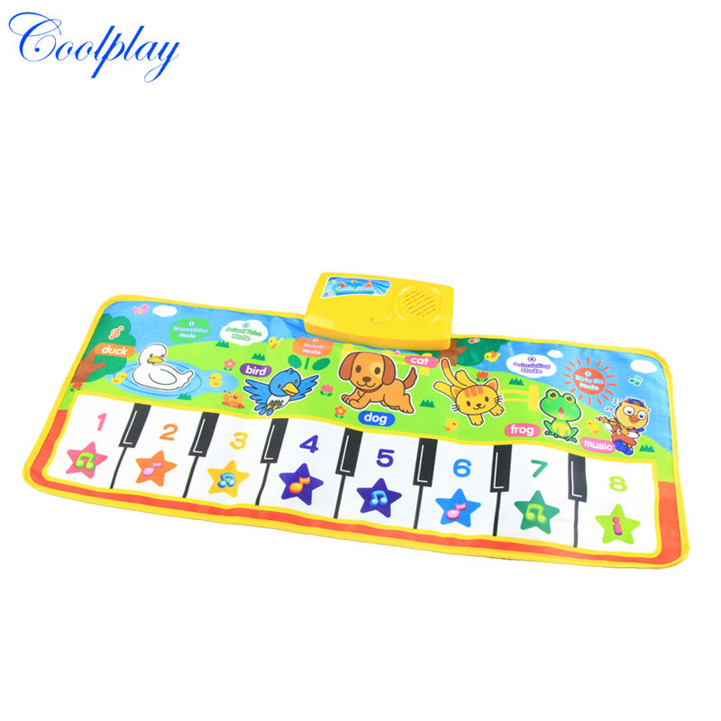 71*28cm Baby Musical Mat Music Carpet Funny Animal Voice Singing Playing Music Piano Early Educational Learning Toys for Kids