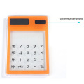 Hot Solar Ultra Slim Touchscreen LCD 8 Digit Electronic Transparent Calculator Home Office Use NK-Shopping