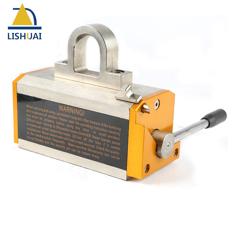 LISHUAI 300KG(660Lbs) Permanent Magnetic Lifter/Permanent Lifting Magnet for Steel Plate with CE Certified PML-300